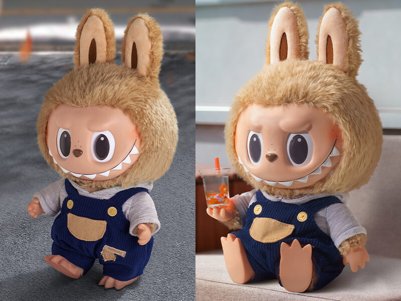 ぬいぐるみ LABUBUTIME TO CHILL VINYL PLUSH TOY DOLL Pop Mart