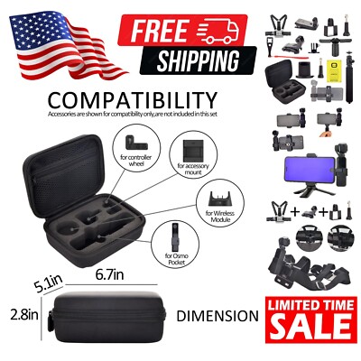 DJI OSMO Pocket 2 Accessory Bundle: Handheld Adapter, Tripod