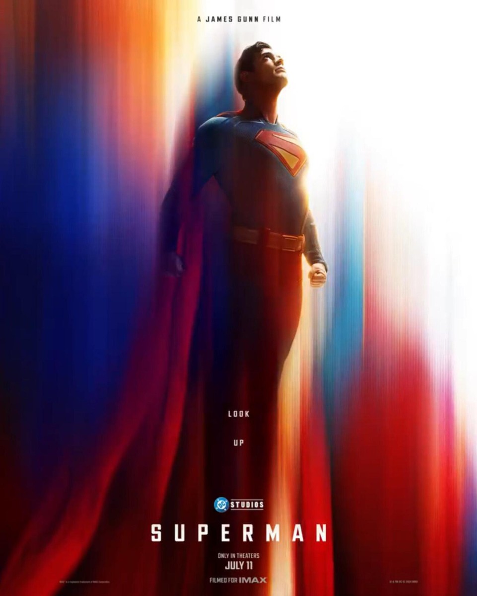 スーパーマン superman 2025 映画ポスター両面us版額付き