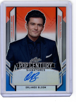 leaf metal pop century オーランド・ブルームサインカード