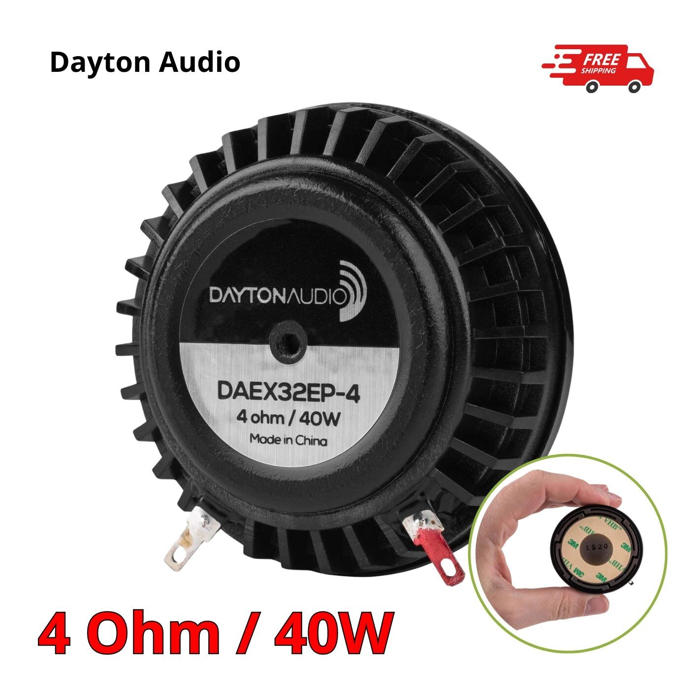 ほぼ未使用品 Dayton Audio TT25-16 トランスデューサー / ミニ・バス