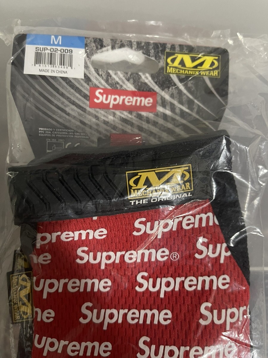 Supreme Mechanix Glove SS17 Red Medium Gloves Box Logo | eBay