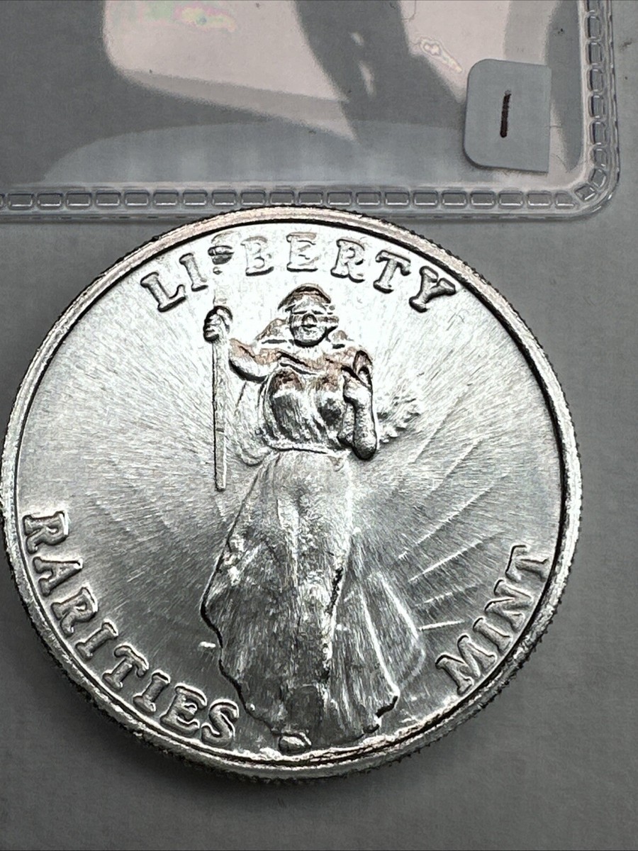 Liberty Rarities Mint 1 Troy OZ .999 Fine Silver Round Nice BU | eBay
