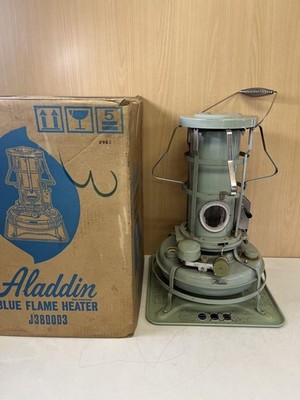 Aladdin Blue Flame Heater J380003 Green with Fuel Tank Used | eBay