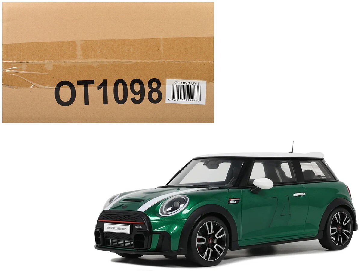Otto Mobile 2023 Mini Cooper F56 JCW #74 British Racing Green 1/18