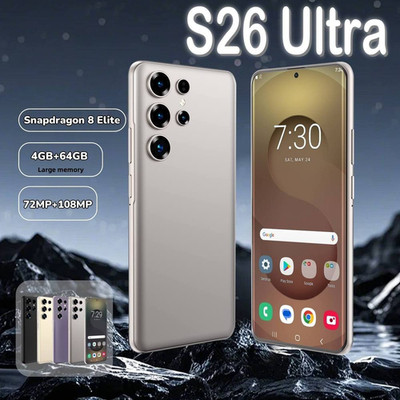 S26 Ultra Unlocked 5G Dual SIM Smartphone 7.3 Inch 6GB+128GB