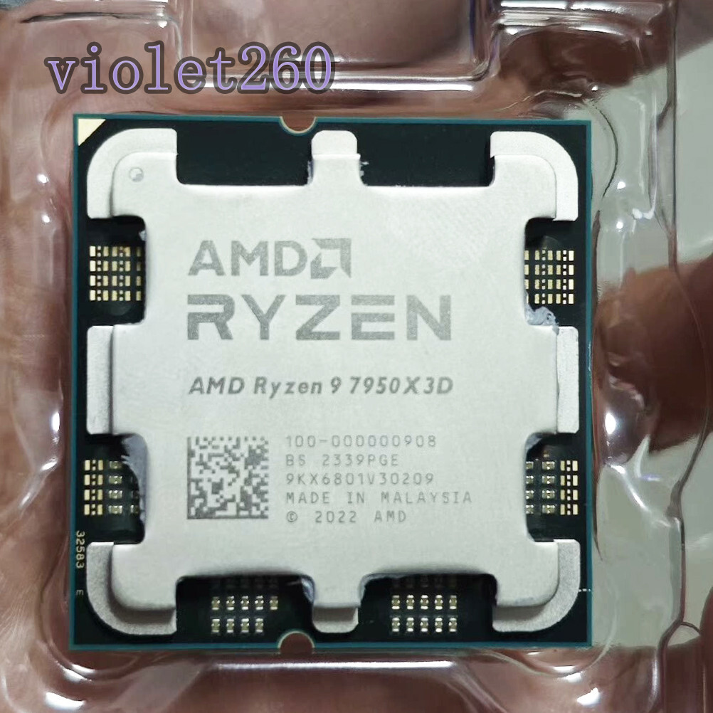 AMD Ryzen 9 7950X3D AM5 CPU Processor R9 7950X3D 4.2 GHz 16-Core