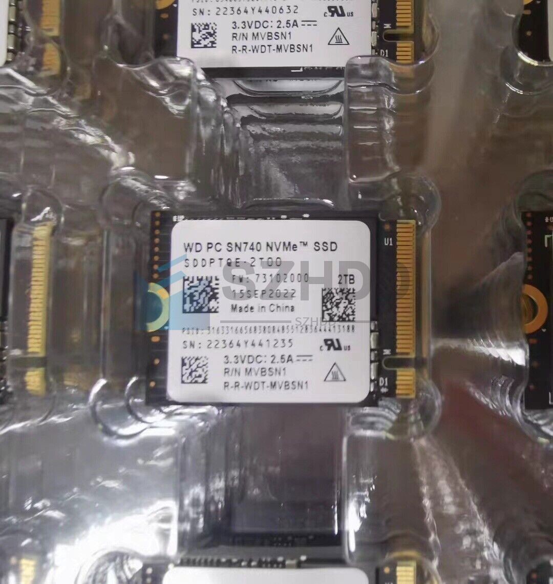 NEW WD 2TB M.2 2230 SSD NVMe PCIe4x4 PC SN740 For Microsoft