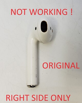 Original Apple AirPods 1st Gen - RIGHT Side ONLY A2032 NOT WORKING