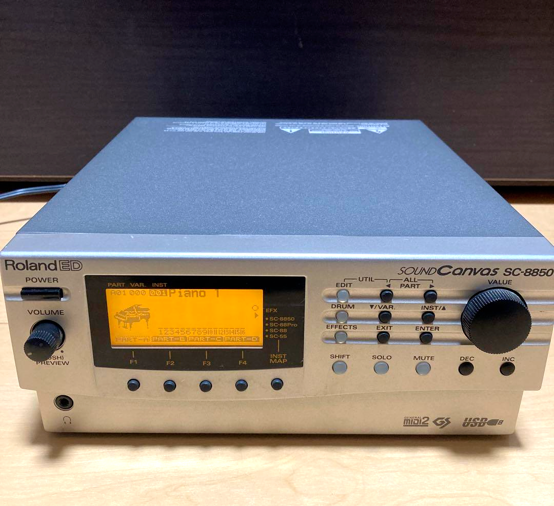 Roland SC-88VL Sound Canvas 音源モジュール Roland SoundCanvas 音源