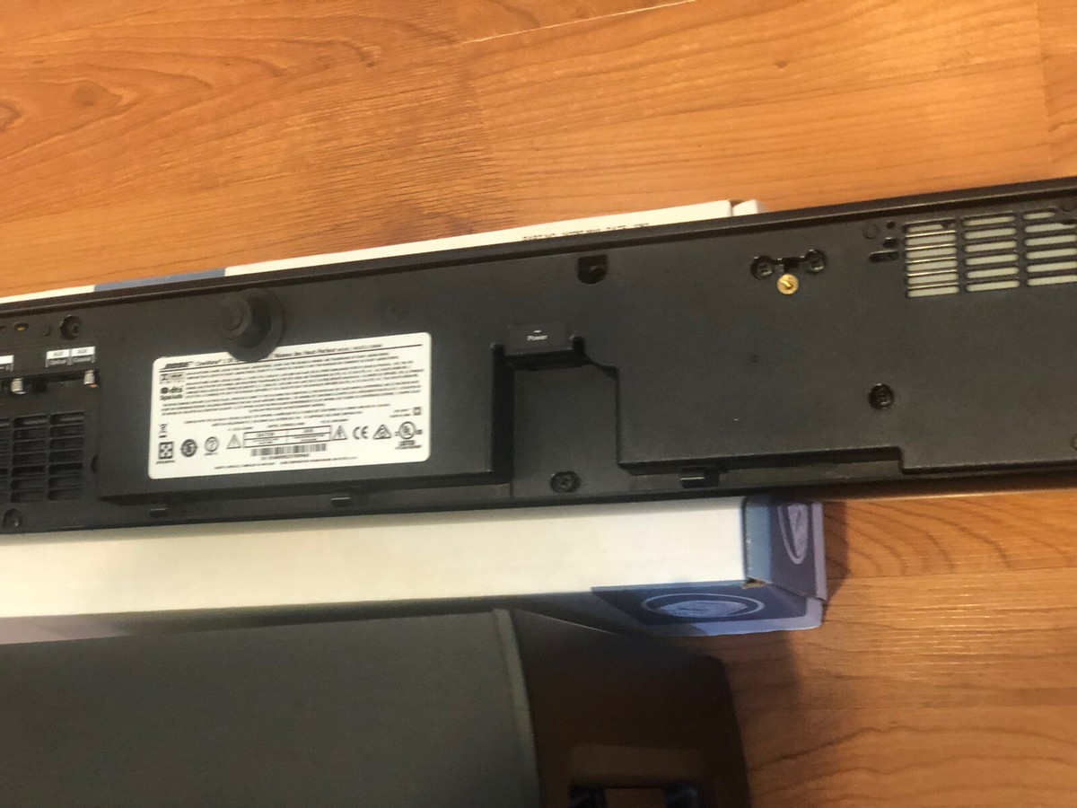 Bose CineMate 1SR Speaker System Black Soundbar w/Wireless Sub 1