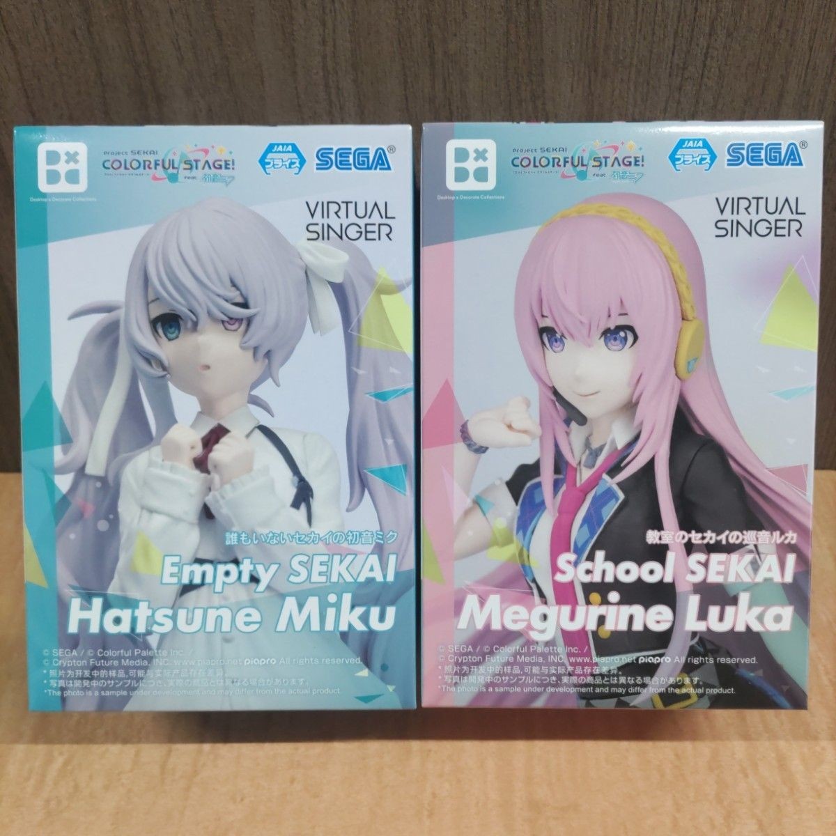 Project SEKAI Desktop×Decorate Hatsune Miku & Megurine Luka Figure