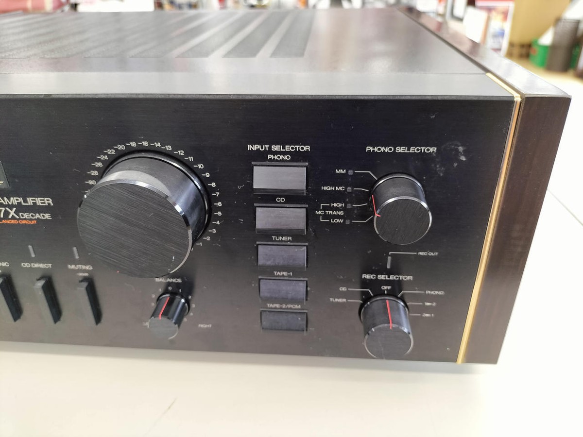 SANSUI AU-D907X DECADE | Stereo Integrated Amplifier Manual Pre