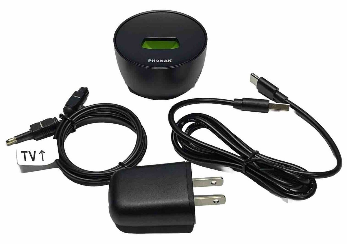 Phonak Roger On / iN Docking Base with Cords Charging Base 055