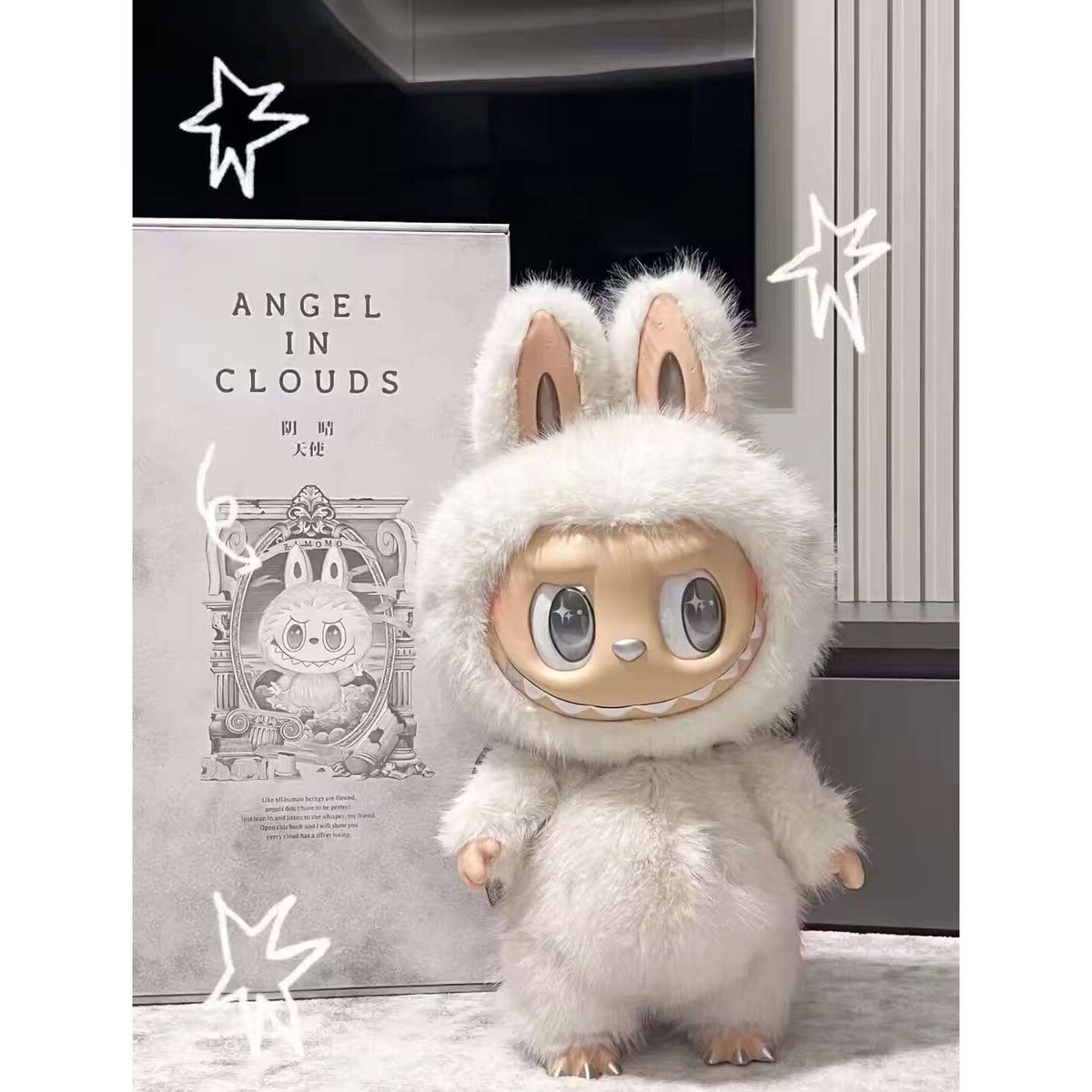 正規品］ANGEL IN CLOUDS ぬいぐるみ 正規品】POPMART ジモモ ANGEL IN