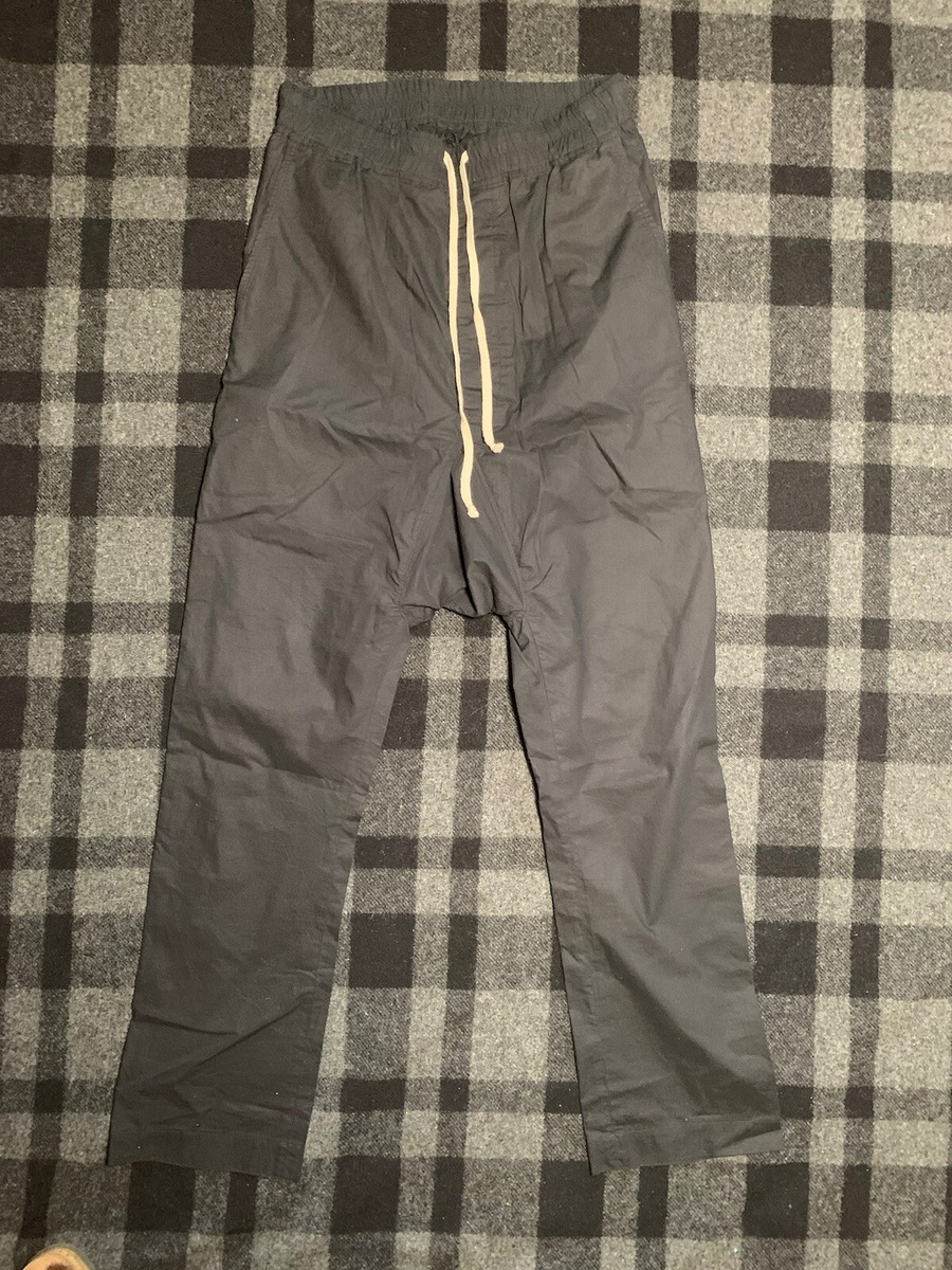 Rick Owens SS 13 Island Drop Crotch Trousers - Size 48 - Black | eBay