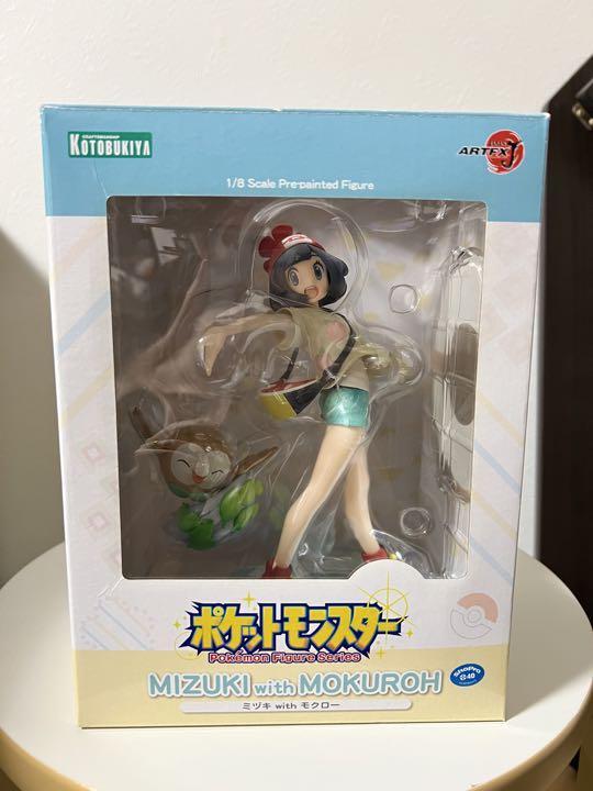 Pokemon series Mizuki with Rowlet 1/8 Figure Kotobukiya ARTFX J
