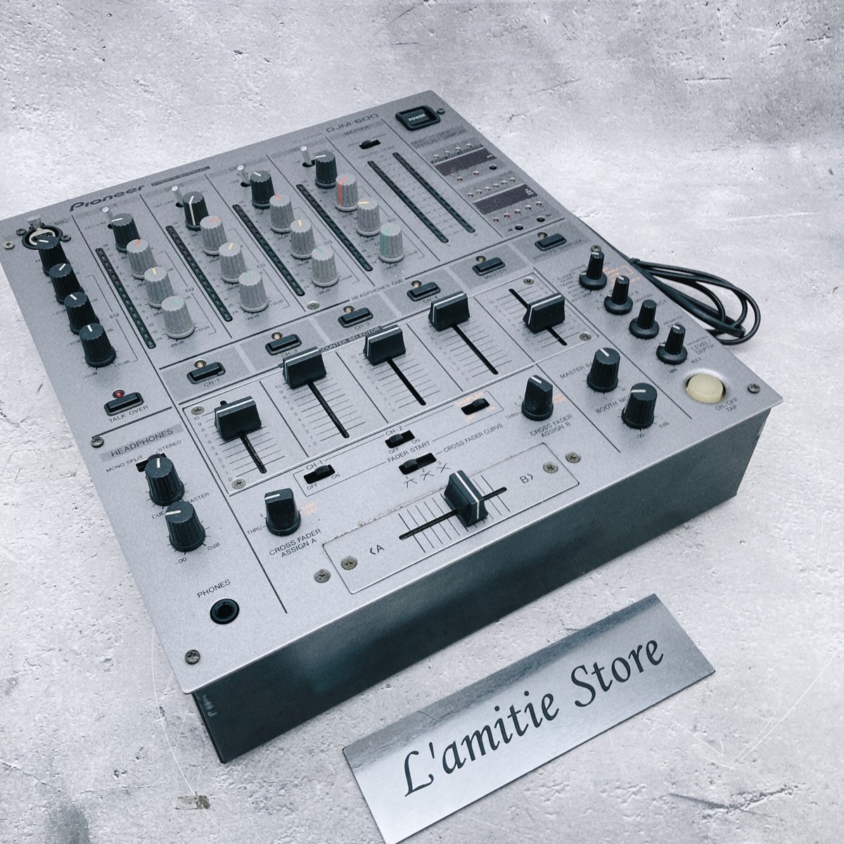 Pioneer DJM-600 Silver Professional DJ Mixer 4-Channel 4ch DJM600