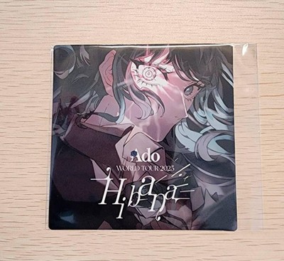 Ado Hibanaしゃらんしゃらんアドちゃん 世界旅行タグ ステッカー Ado