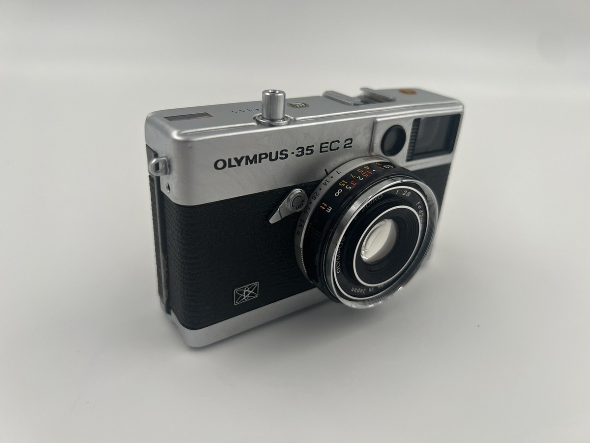 Vintage Olympus - 35 EC2 35mm Film Camera f=42mm 2.8 w/ Case