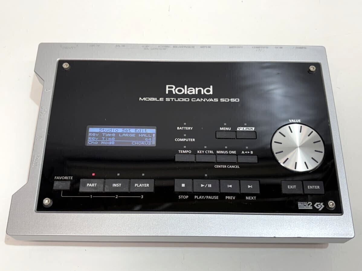 Roland SD-50 Mobile Studio Canvas MIDI Sound Module MIDI Interface