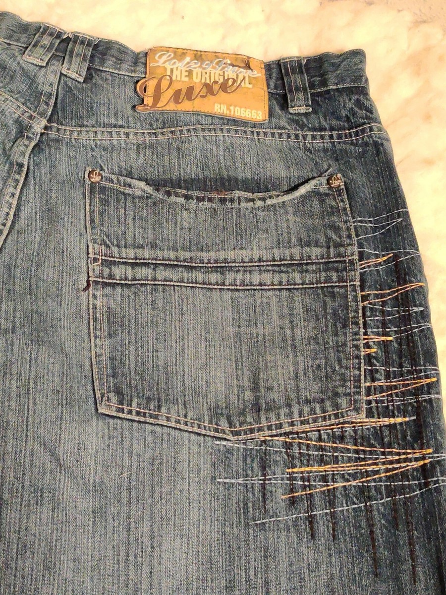 Lot 29 VTG Luxe Looney Tunes Taz Jeans 38/32 RN106663 | eBay