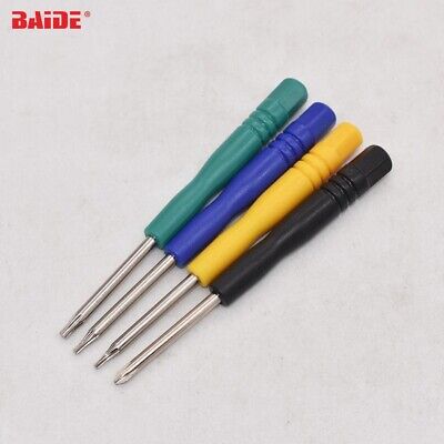 4pc Mini Screwdriver Torx T5 T6 T8 Bit PH0 /+3.0 Tool Set For