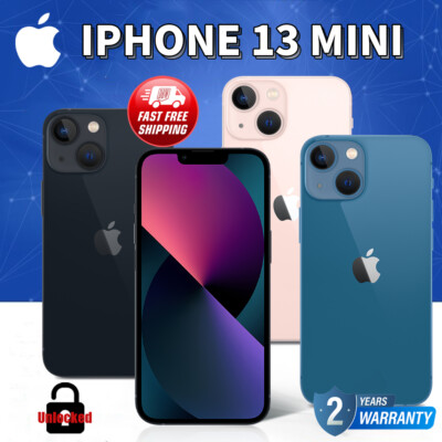 New Sealed Box Apple iPhone 13 MINI A2481 128/256GB Factory