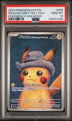 ゴッホピカチュウ 未開封 Pikachu with Grey Felt Hat ゴッホ