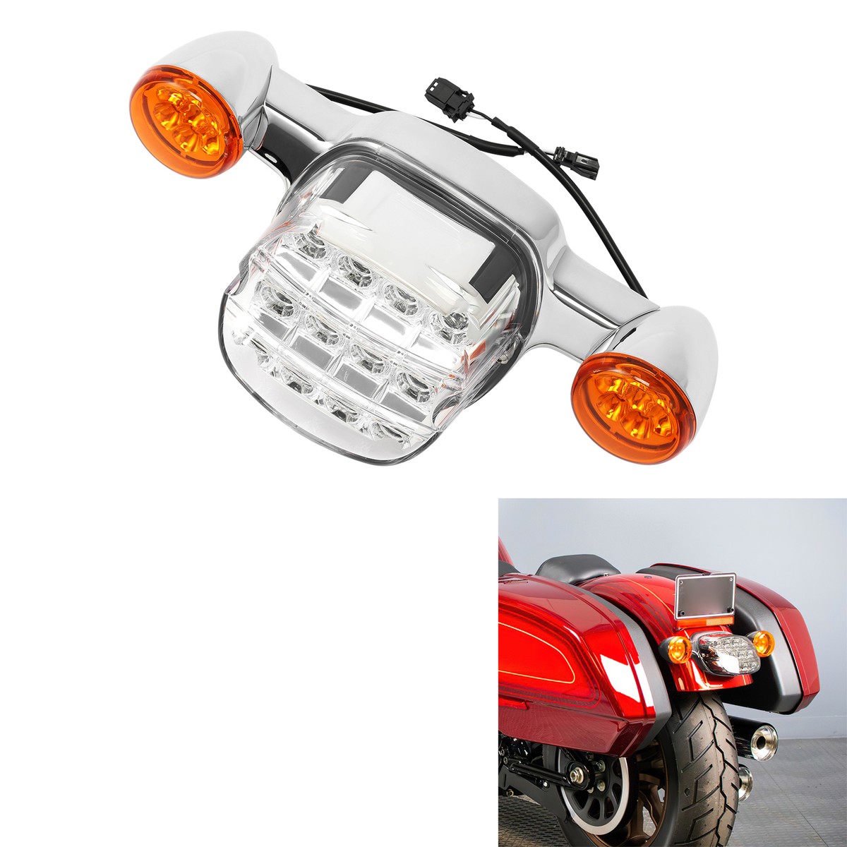 Fit For Harley Low Rider S / ST 2018-2025 Rear Tail Lamp Assembly