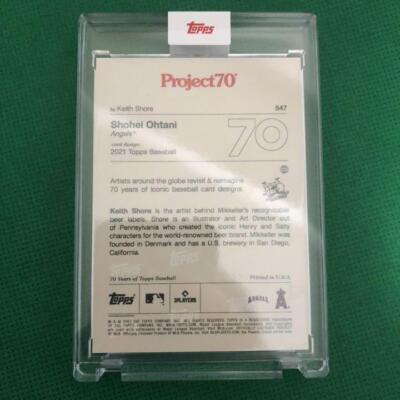Topps Project 70 Card 547 Shohei Ohtani Angels Keith Shore SHOTIME