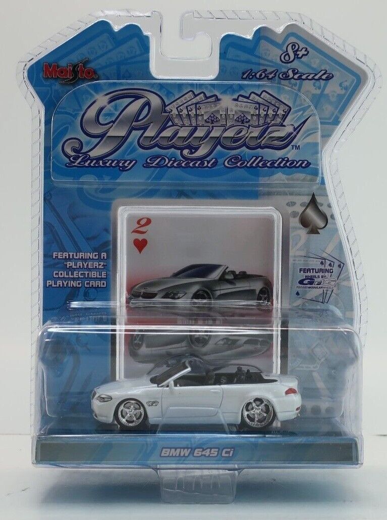 Maisto Playerz Luxury Diecast Collection Silver BMW 645 Ci