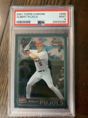 2001 Topps Chrome - Albert Pujols #596 (RC) for sale online | eBay