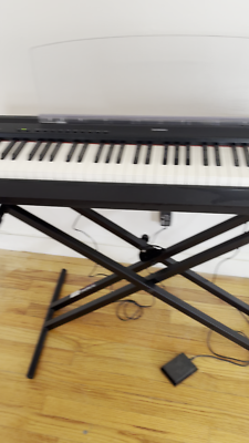 Yamaha digital piano p-85 88 keys with Power Adapter and Stand. | eBay