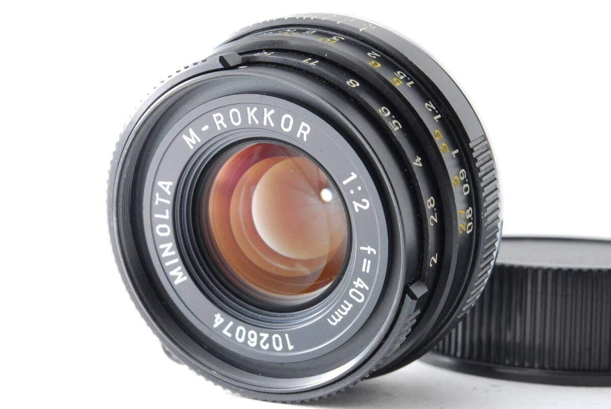 Minolta M Rokkor 40mm F2 for sale - eBay