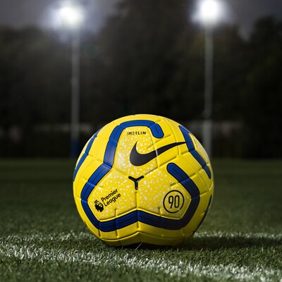 Rare Nike Premier League Merlin 19/20 Hi-Vis Official Match Soccer