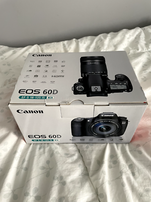 Canon EOS 60D EF-S18-135mm f/3.5-5.6 IS USM Lens Kit Brand New In