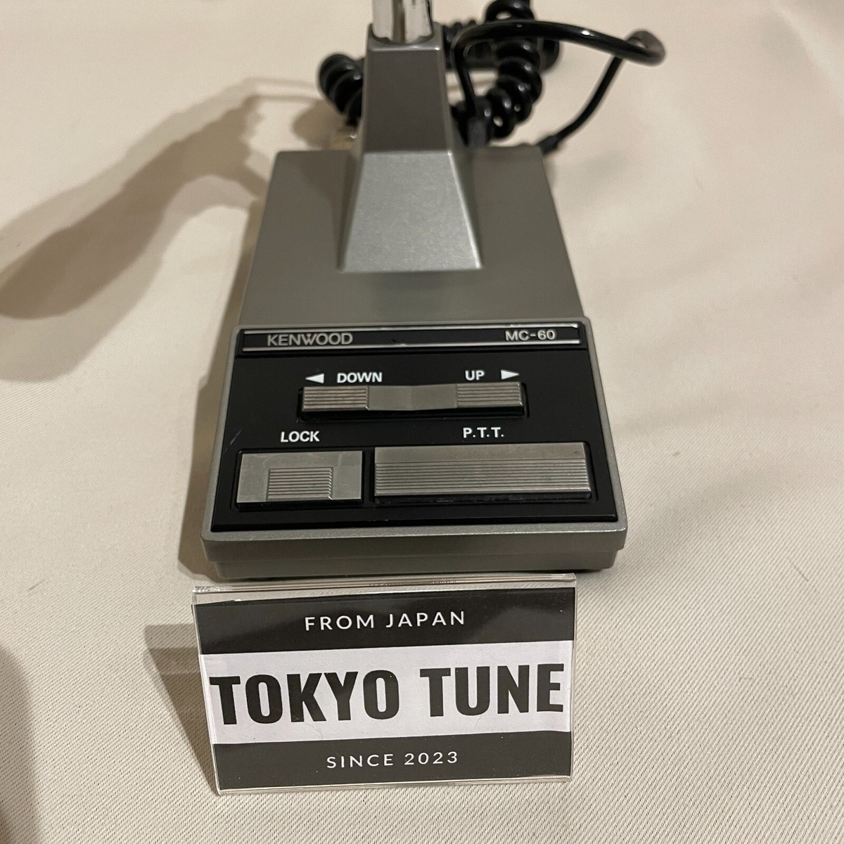 ケンウッド MC-60 スタンドマイク 外箱のみ有 美品！ ケンウッド MC-60