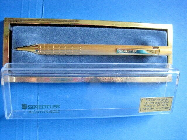 STAEDTLER Micromatic 777 75 24k Gold Plated Mechanical Pencil