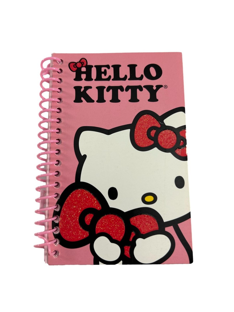 Vintage 1976 Hello Kitty Sanrio Notepad Pink Mini Spiral 5.5