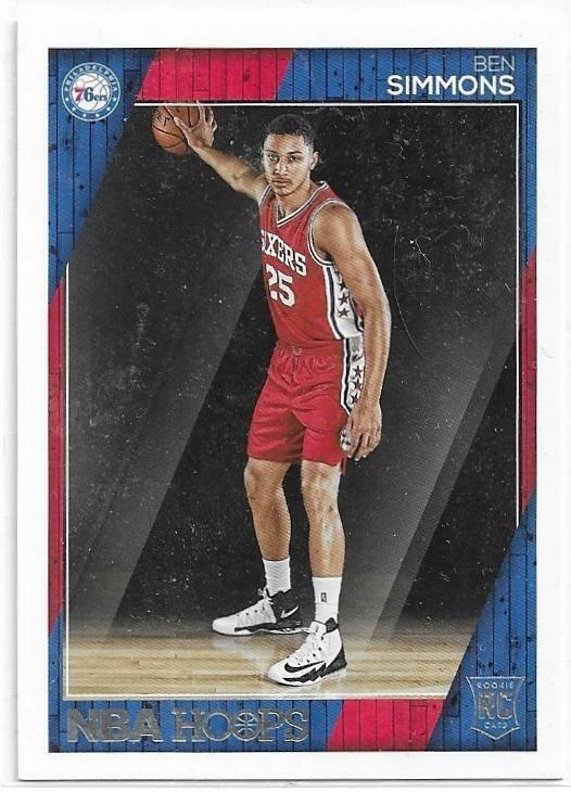 BEN SIMMONS 2016-17 Hoops Basketball ROOKIE card #261 Philadelphia
