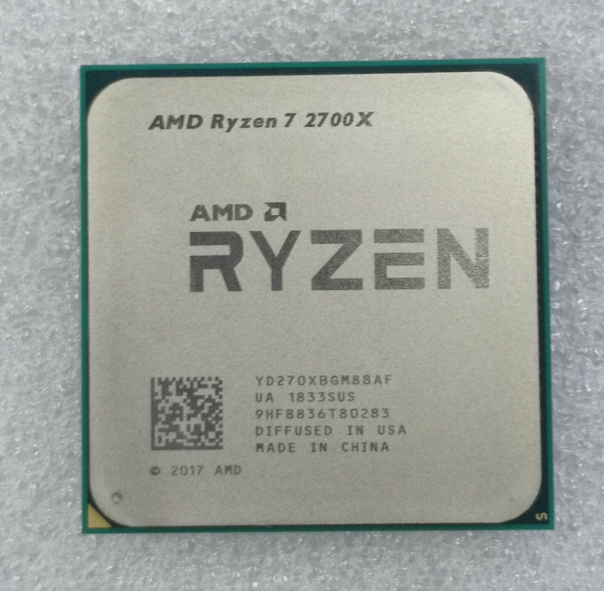 AMD Ryzen 7 2700X Desktop CPU Processor Socket AM4 R7 Eight Core