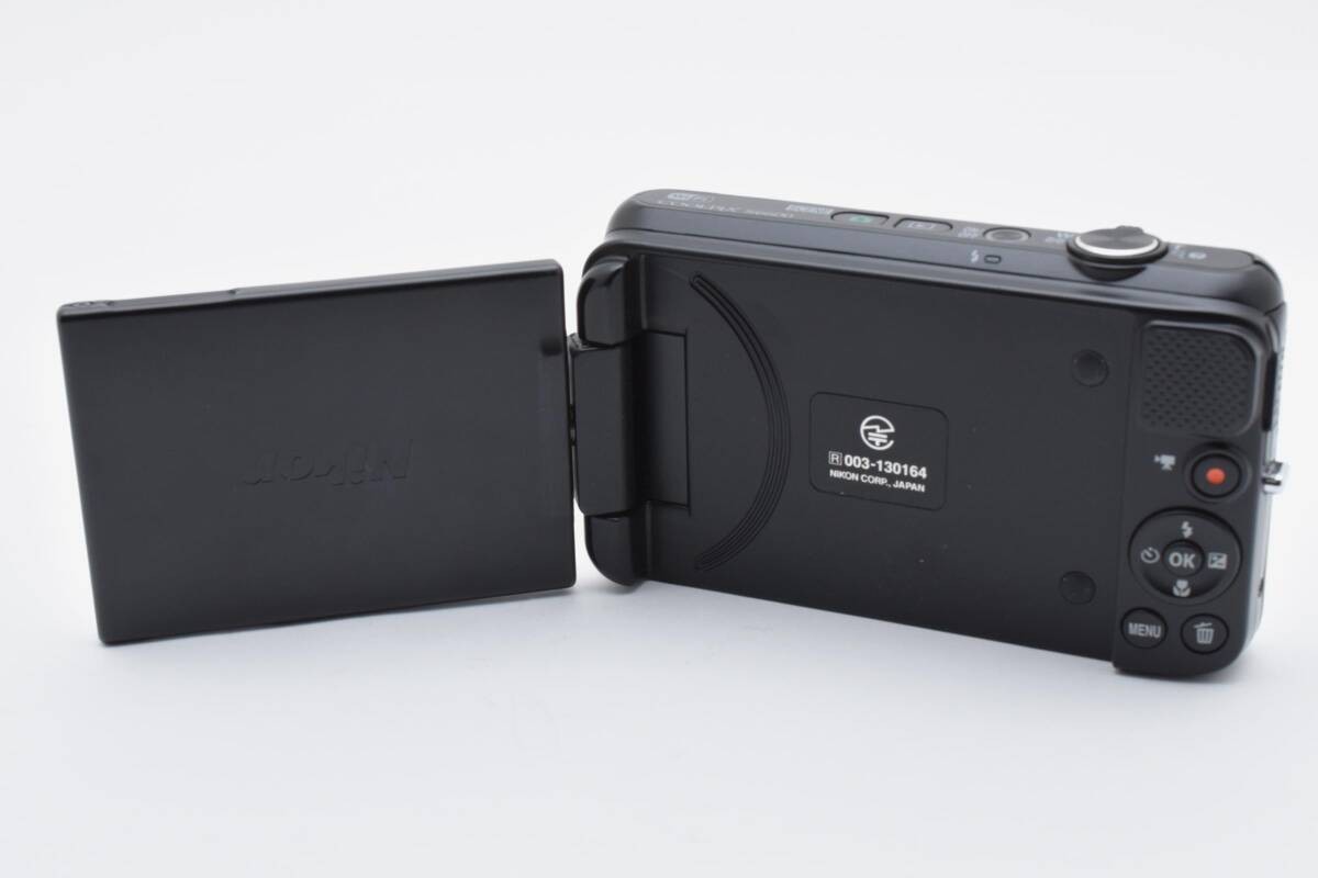 Near Mint-NIKON COOLPIX S6600 Black Digital Compact Camera English