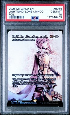 MTG FF 孤高の戦士 ライトニング PSA10 POP10 MTG FF 孤高の戦士