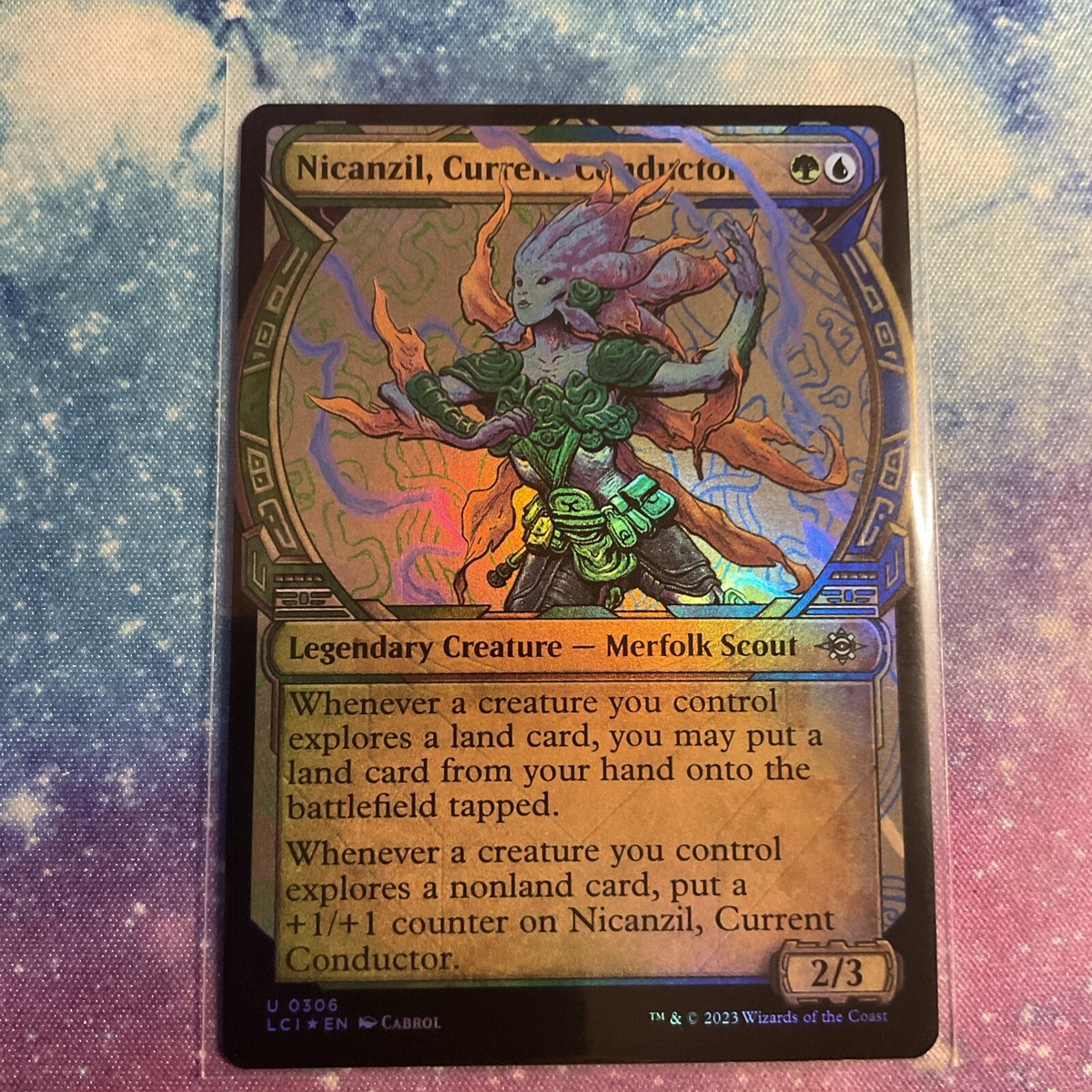 Nicanzil, Current Conductor (FOIL) x1 - MTG The Lost Caverns of