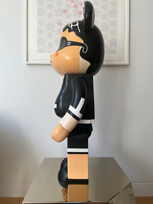 Chanel by Karl Lagerfeld Medicom Bearbrick 1000% Rare Collectors