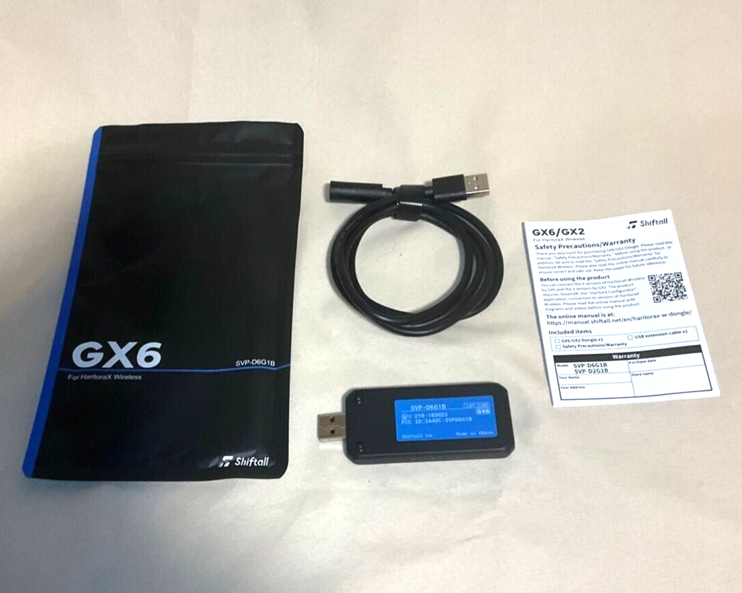 Shiftfall HaritoraX 2 + 通信ドングルGX6 セット HaritoraX 2