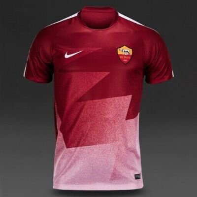 NIKE MENS AS ROMA 2015/2016 TRAINING SOCCER FOOTBALL SHIRT JERSEY