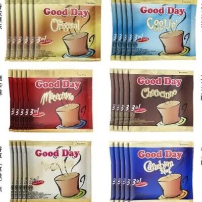 GOOD DAY] INSTANT COFFEE 3 IN 1 FLAVOUR 10 x 20GR FREE SHIPPING US