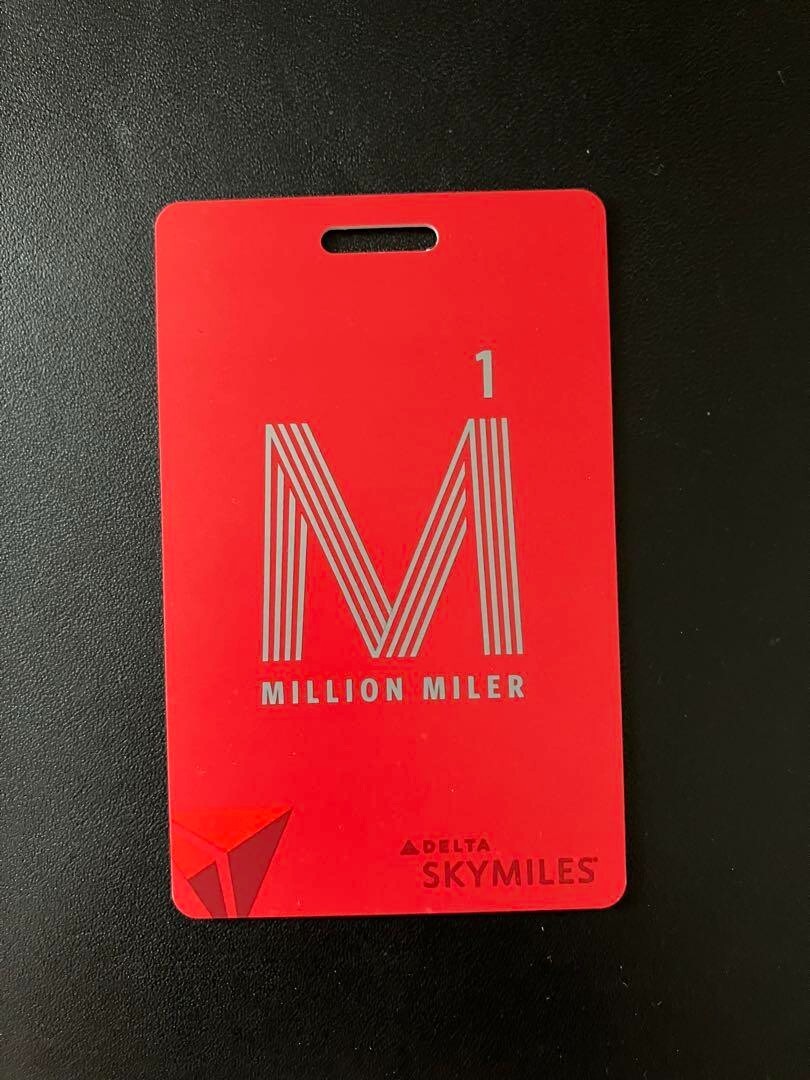 デルタ航空 ミリオンマイラータグ超レア品】デルタ航空 M2 ミリオン